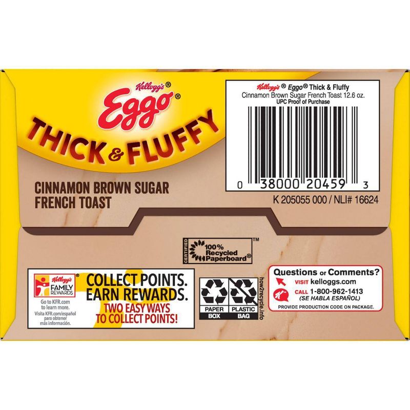 Eggo Thick & Fluffy Cinnamon Brown Sugar French Toast - 12.6oz