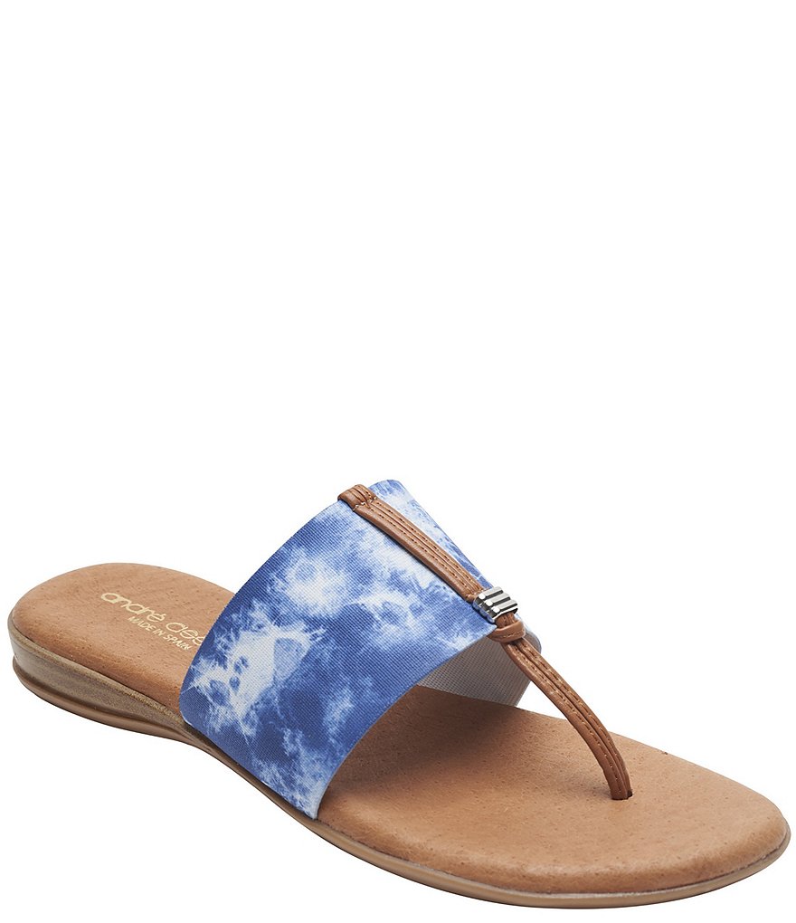 Andre Assous Nice Featherweights&trade; Tie-Dye Thong Sandals