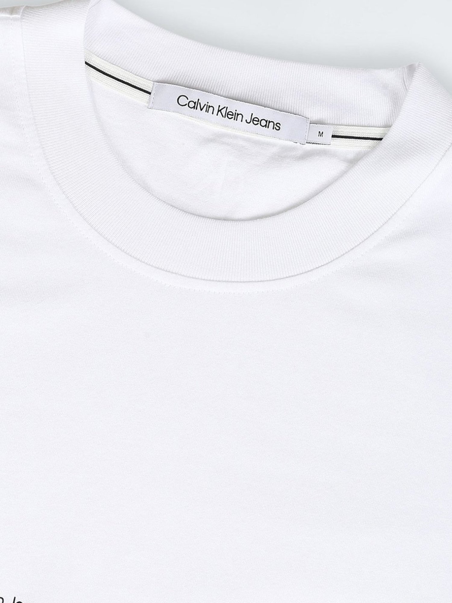 Calvin klein Jeans Bright White Logo Regular Fit T-Shirt