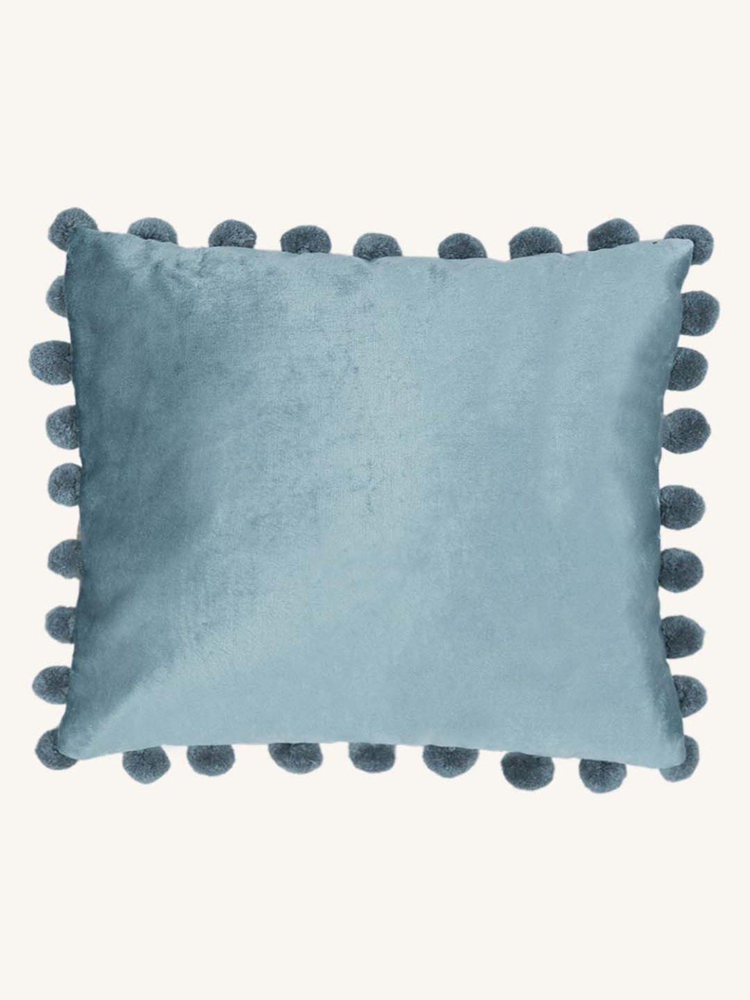 Living Scapes by Pantaloons Blue Cotton Cushion Cover