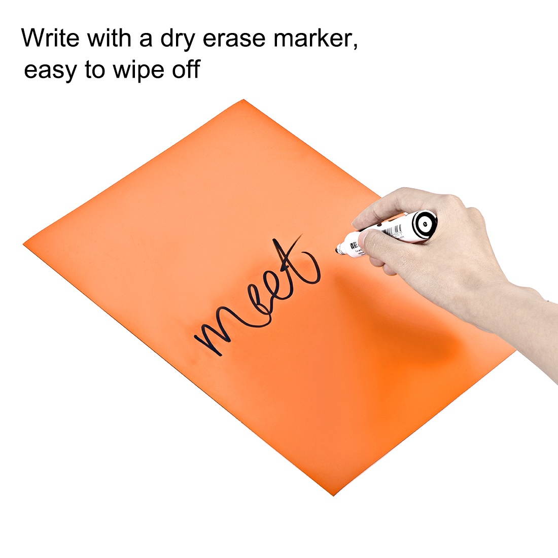 A4 Plain Magnet Sheets for Crafts or Applying Adhesive Items 24 Mil Orange