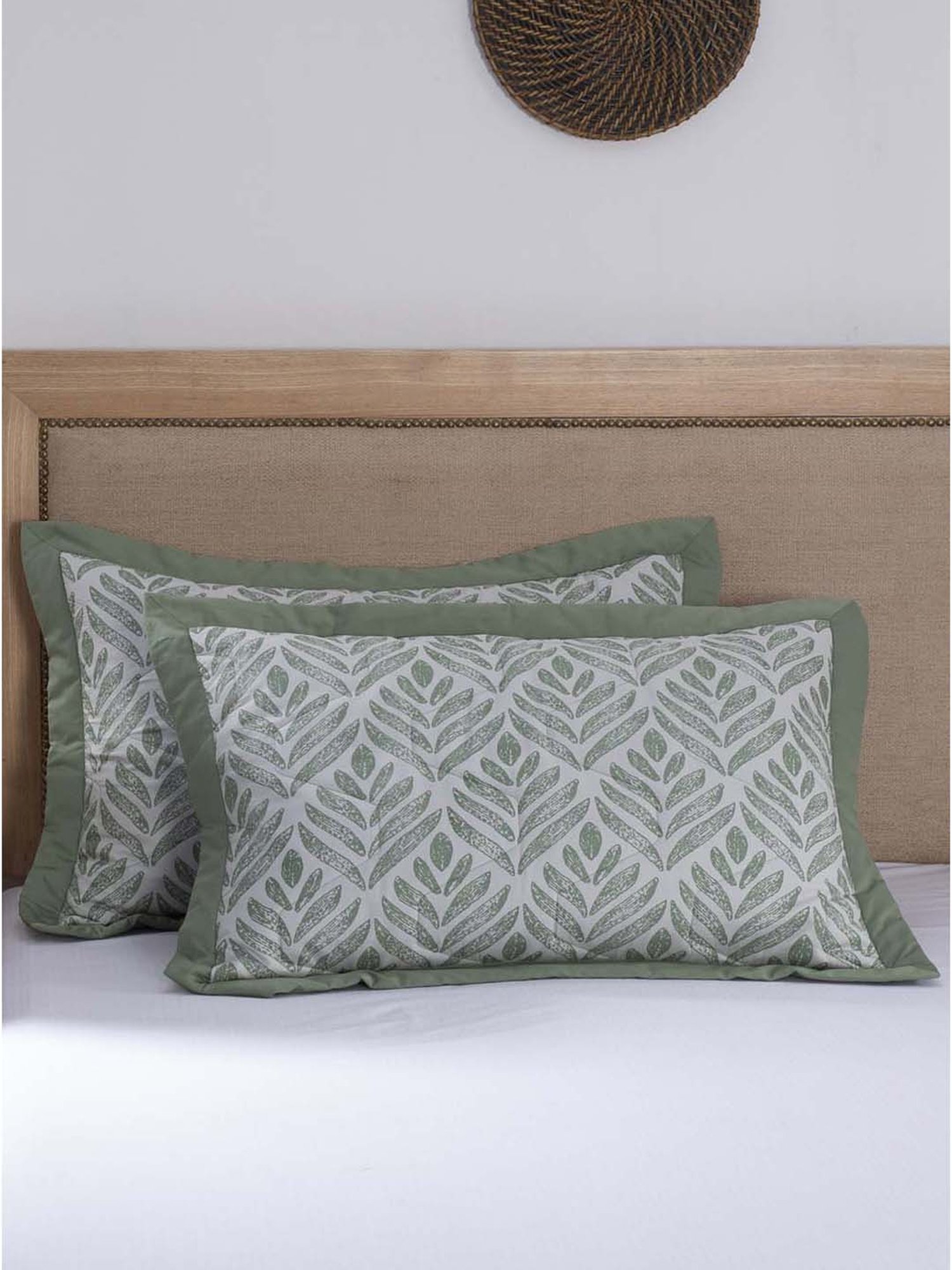 HOSTA HOMES Ultrasonic Abstract Brown 280 TC Polyvelvet Pillow Cover