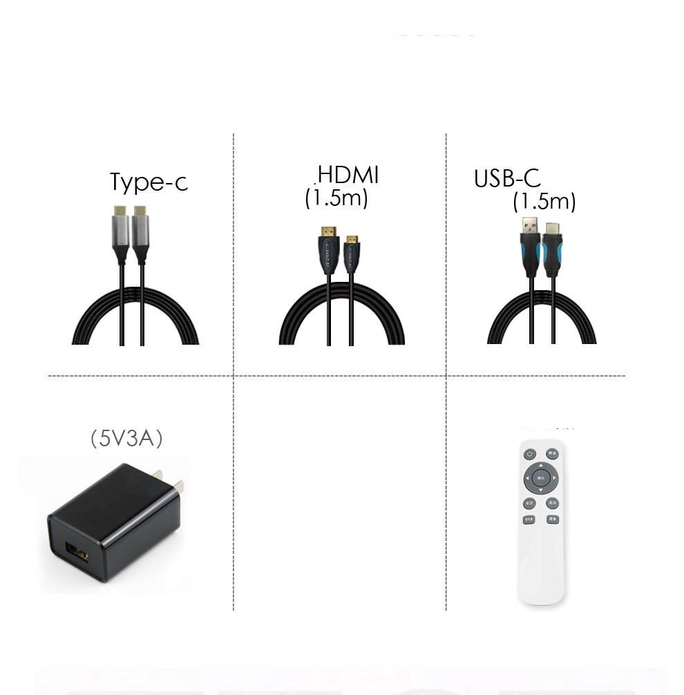 ALAMENGDA Portable Gaming Monitor 15.6" inch Full HD 1920 x 1080, Projected Capacitive 10-Point Touch, Mini HDMI, 2 x USB-C Touchscreen Monitor with Dual Speakers  for Laptop PC PS4 Xbox Phone