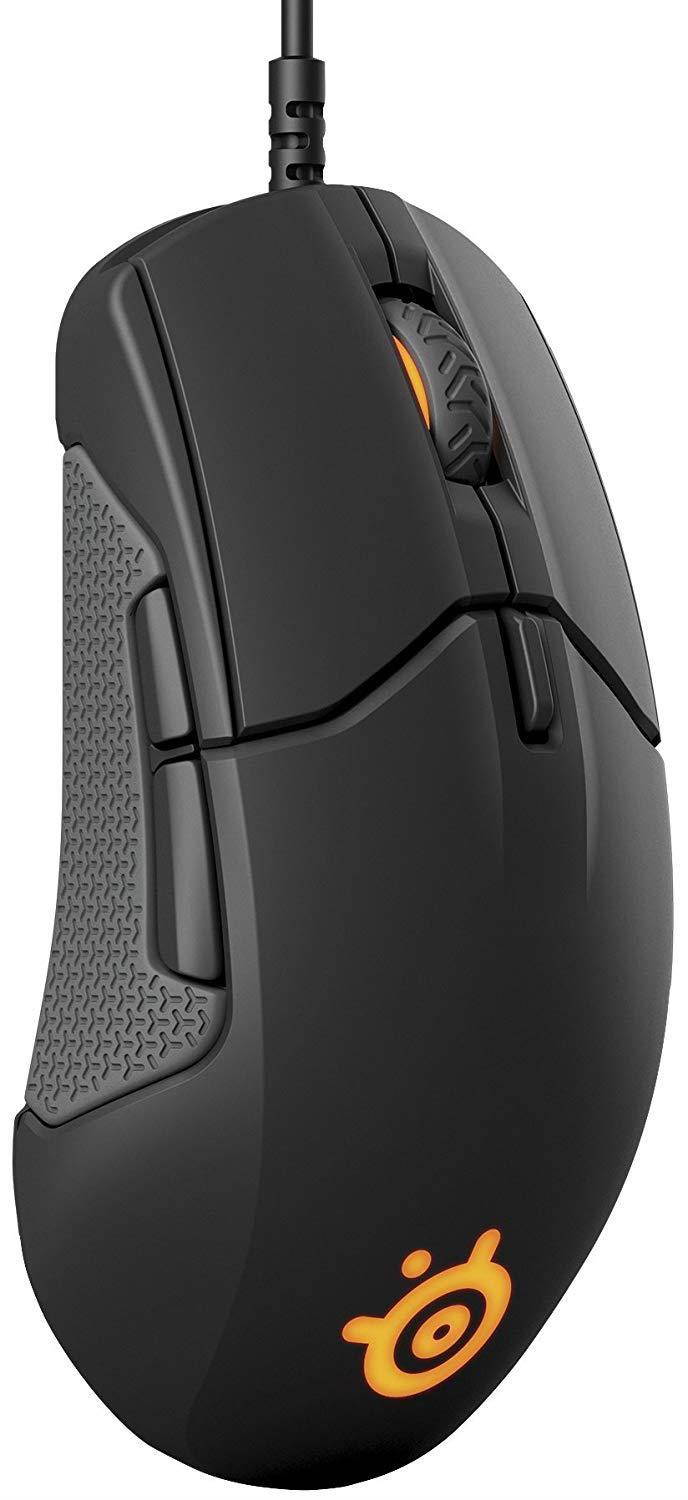 SteelSeries Sensei 310, Optical Gaming Mouse, Ambidextrous, RGB Illumination, 8 Buttons, Rubber Sides, (PC/Mac) - Black