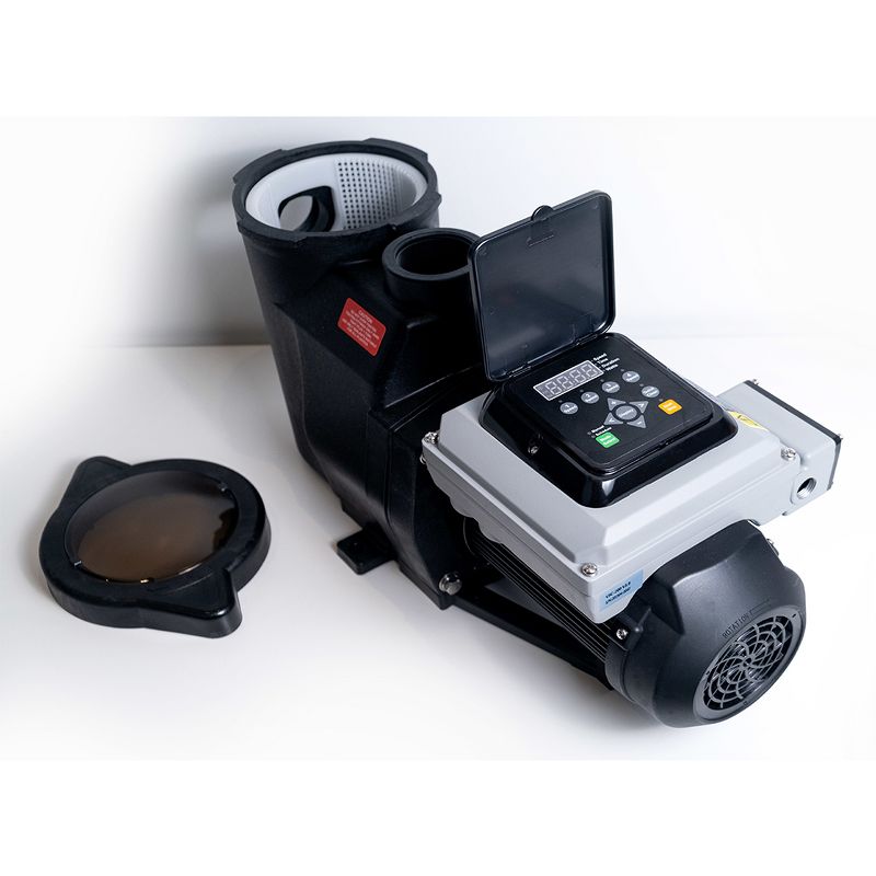 Blue Torrent Cyclone 2 HP Energy Star Variable Speed Motor Pump for In Ground Swimming Pools with Programmable Touch Pad and 2 Inch Ports