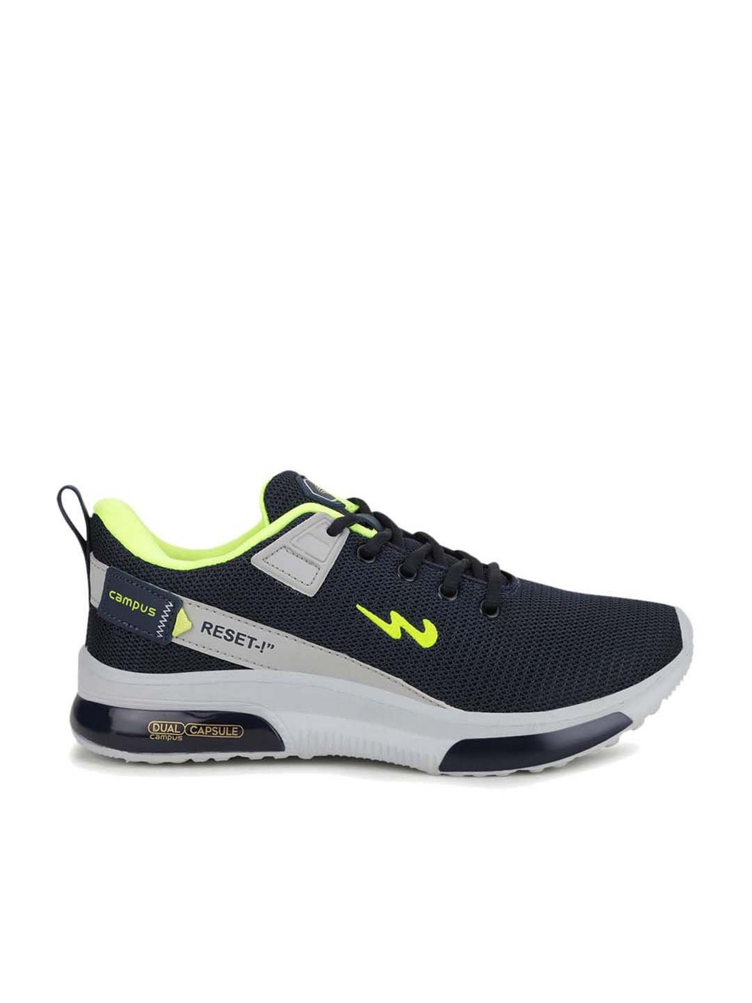 Campus Kids GIPSY JR Navy & Green Running Shoes