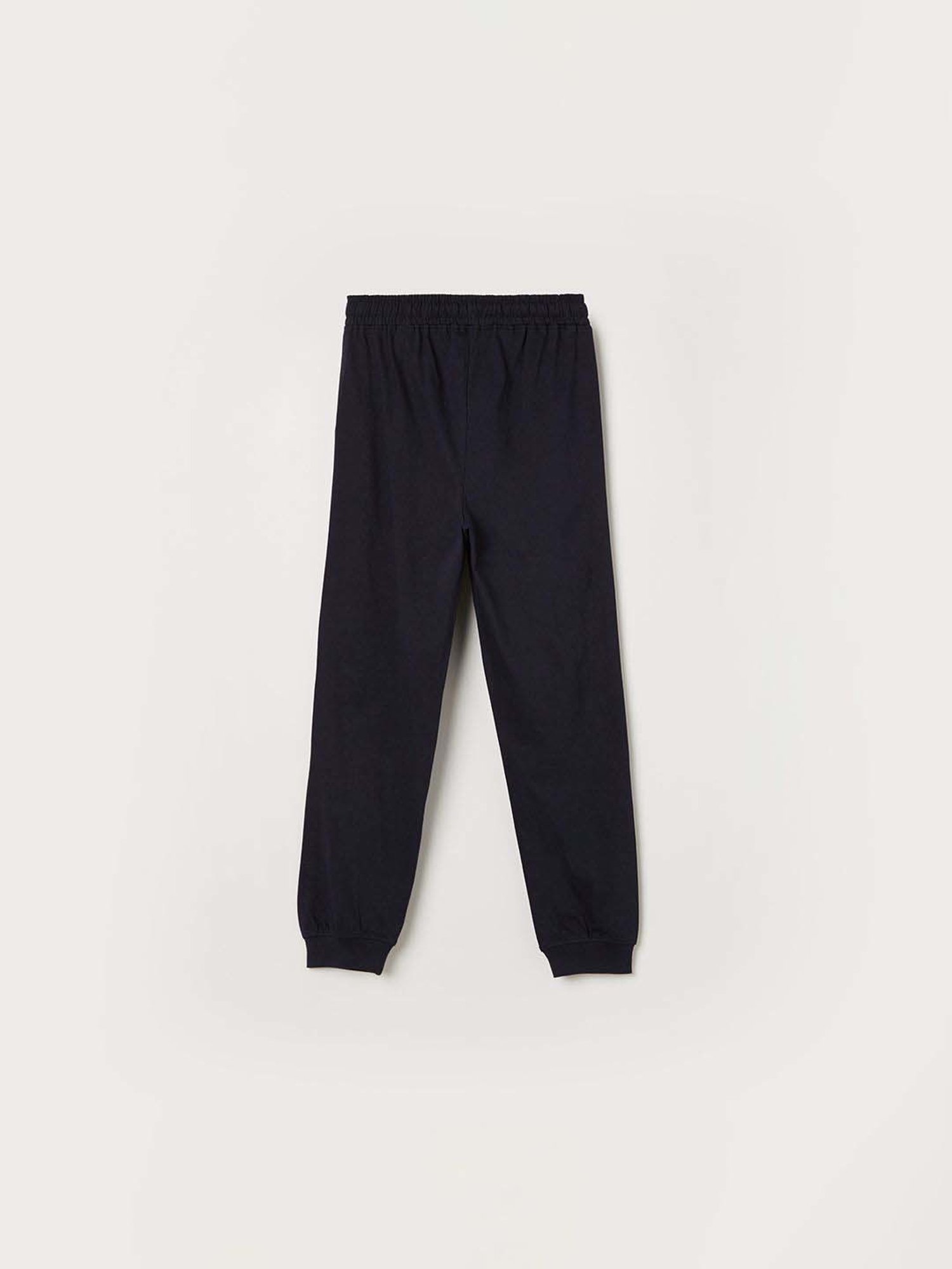 Fame Forever by Lifestyle Girls Navy Cotton Printed Track Pants