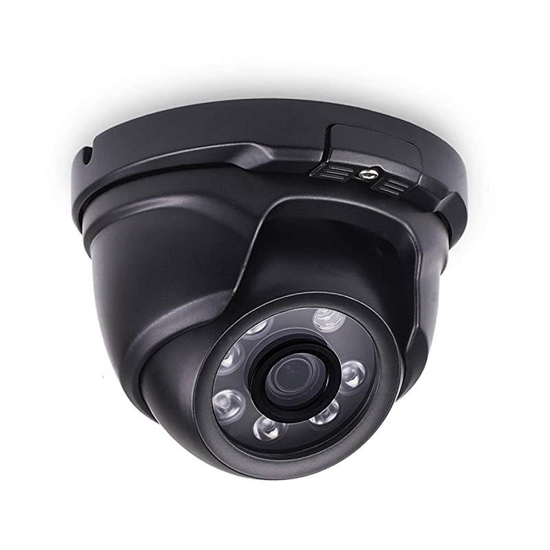 Full HD 1080P 20MP IndoorOutdoor Dome CameraFull Metal HousingNight Vision up to 65 Ft6PCS Infrared LED with IR CutSuitable for TVI and Hybrid Security Camera System and DVRBlack