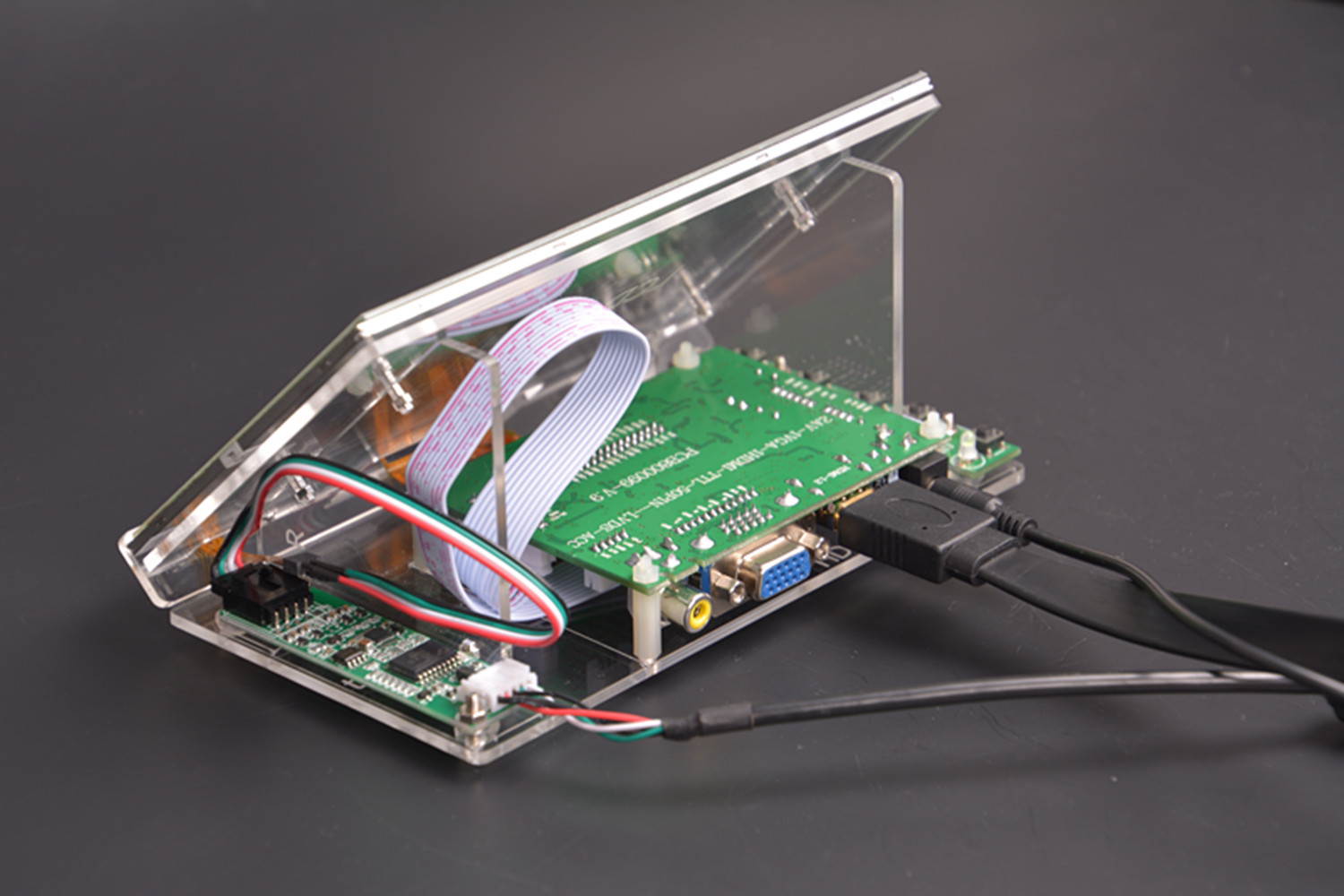 Raspberry Pi 7 inch HDMI HD 1024 * 600 Touch Screen Module Kit With Housing Bracket