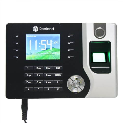 Realand Biometric Fingerprint Attendance Time Clock + Id Card Reader + Tcp/ip + Usb NEW