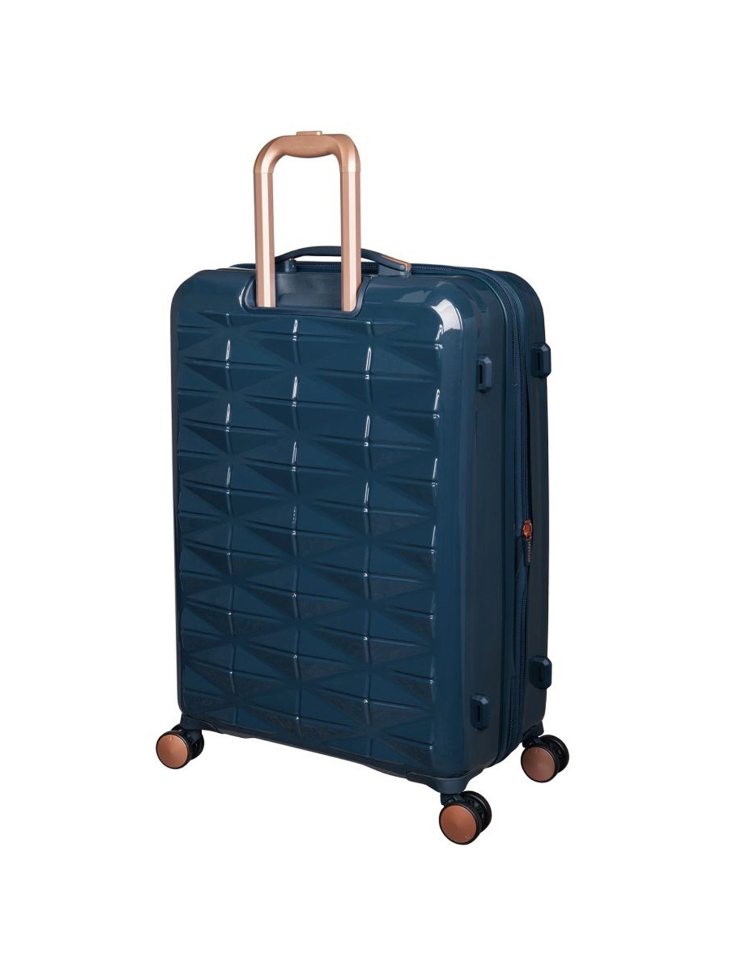 it luggage Certify Blue Cabin 20 inches Expandable Hardsided Trolley Bag with TSA Lock