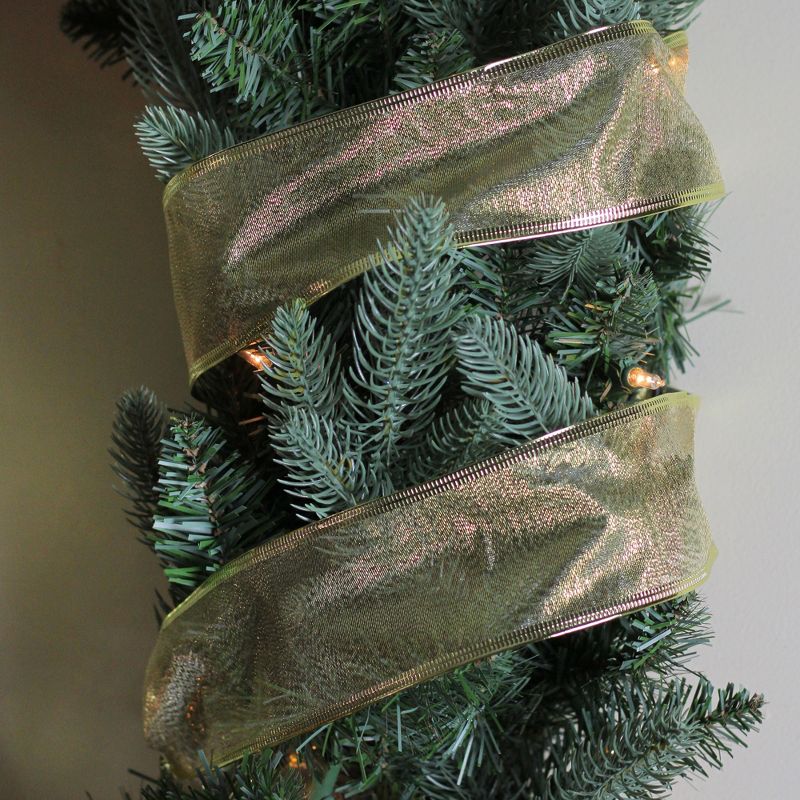 Bright Creations White Pearl Beads Chain Trim Roll for Wedding Garland, DIY Crafts, 0.31 in. x 65 ft