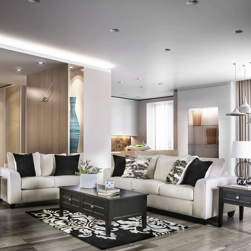 Byron Faux Leather 2 Seater Reclining Loveseat Dark Brown - Baxton Studio