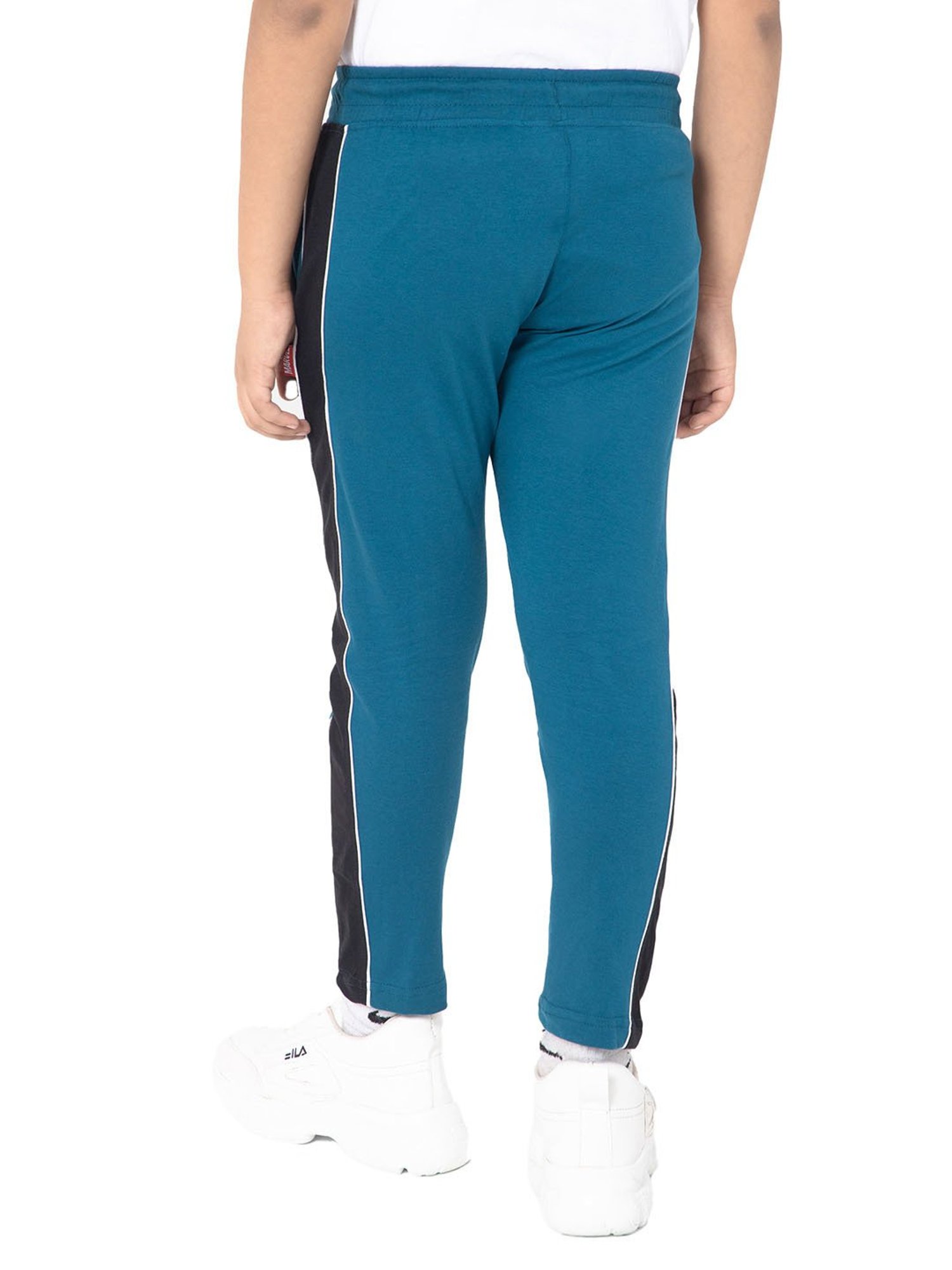 Bodycare Boys Blue Printed Trackpants