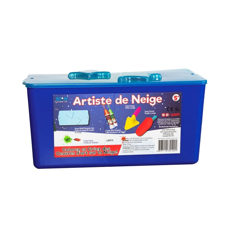 Snow Artist Bucket 8pc Set