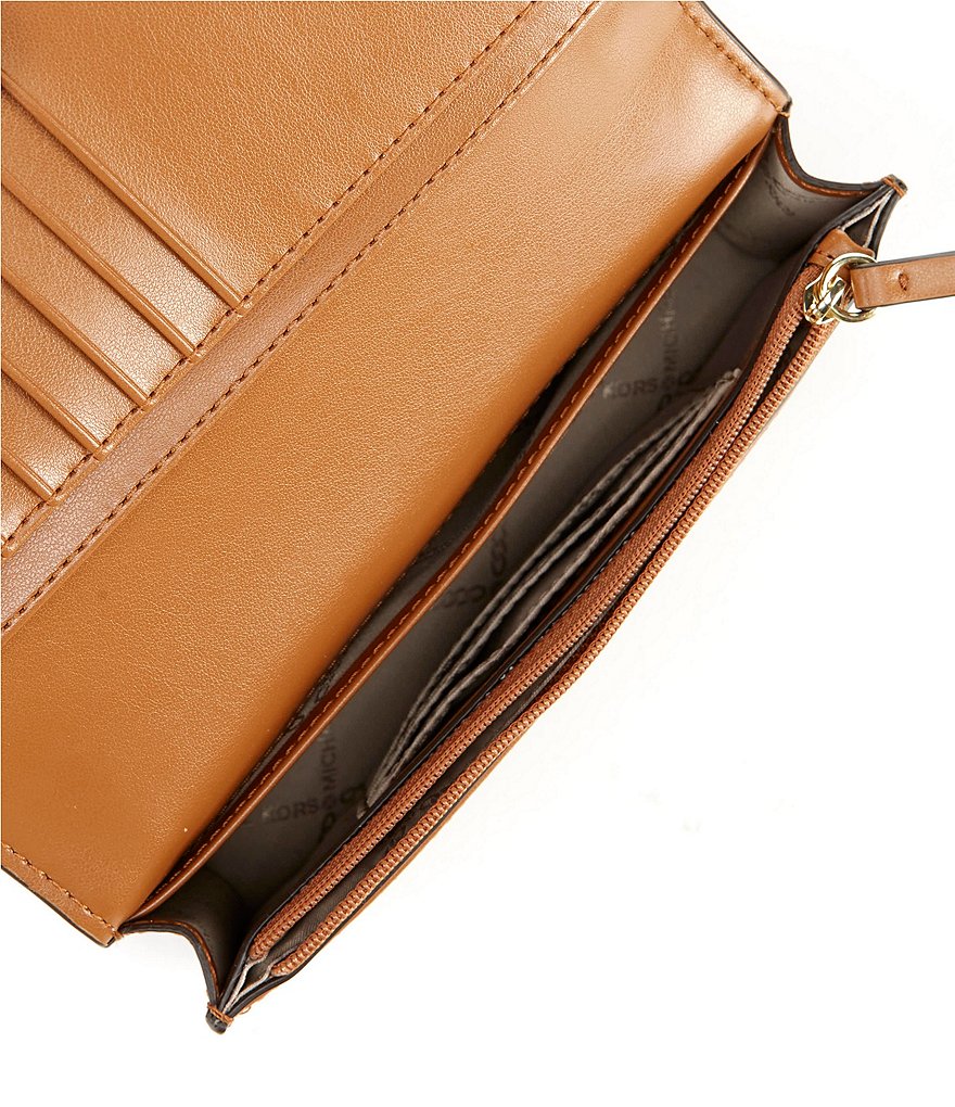 Michael Kors Signature Jet Set Charm Top Handle Phone Crossbody Bag