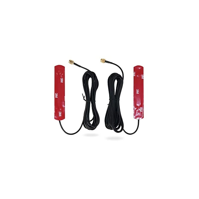 3G / 4G / LTE 3.5 dBi Omni-Directional Adhesive Mount Antenna for Cisco, Cradlepoint, Digi, MoFi, Pepwave, , Sierra Wireless, Sixnet/Red Lion and Many Others (2-Pack for MIMO)