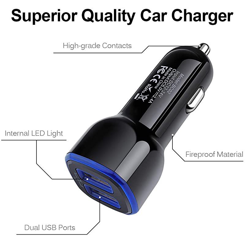 Type C Charger Cable for Moto Motorola G Power G Stylus 2020/G7 G8 Plus Play Z5 Z4 Z3 X4,Samsung S21 S20 S10e S10 S9 Plus Note 20+ 10 S8 A01 A11 A21 A50,Car Charger Wall Adapter+Fast Charging Cord