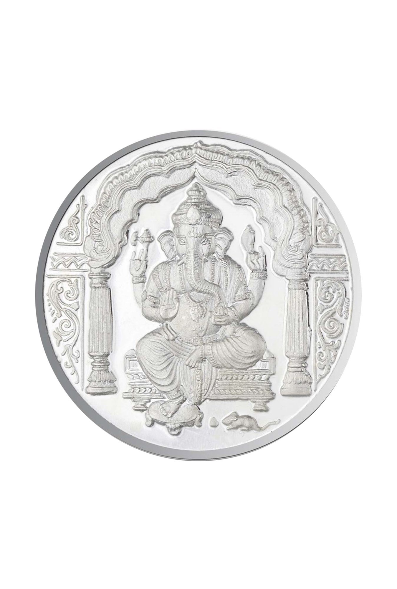 Sri Jagdamba Pearls Ganesh 999 Silver 5gm Silver Coin