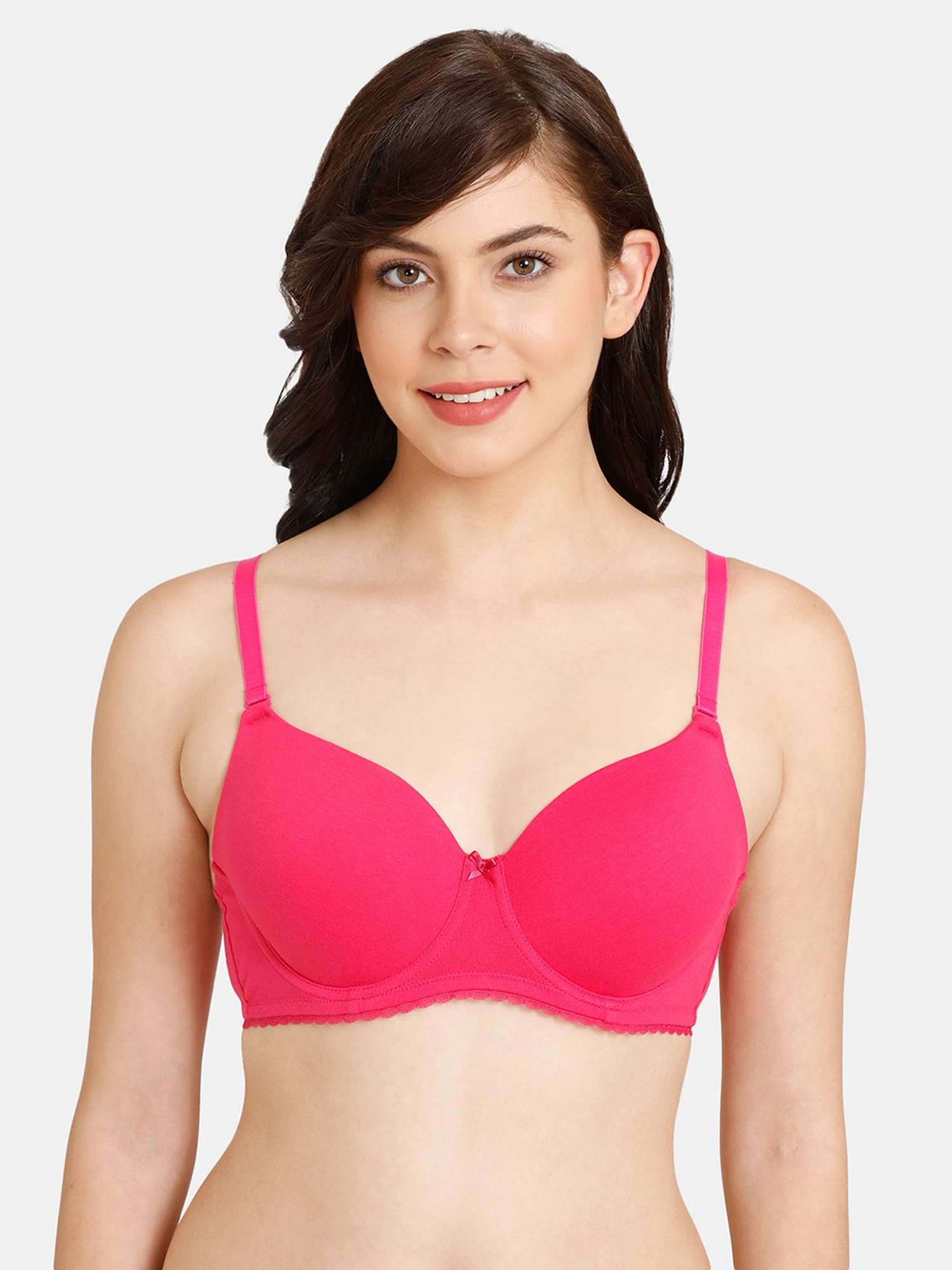 Rosaline by Zivame Fuchsia Under-Wired T-Shirt Bra