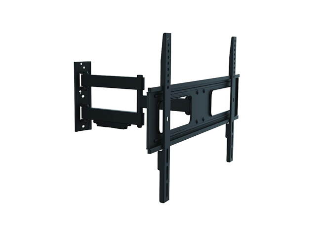 ProHT by Inland 05412 37" - 70" Full Motion TV Wall-Mount Bracket Designed to Fit Flat-panel Plasma and LED, LCD TV, Up to VESA 600x400mm, Max Load 77 lbs., with 6 ft. HDMI Cable and Bubble Level