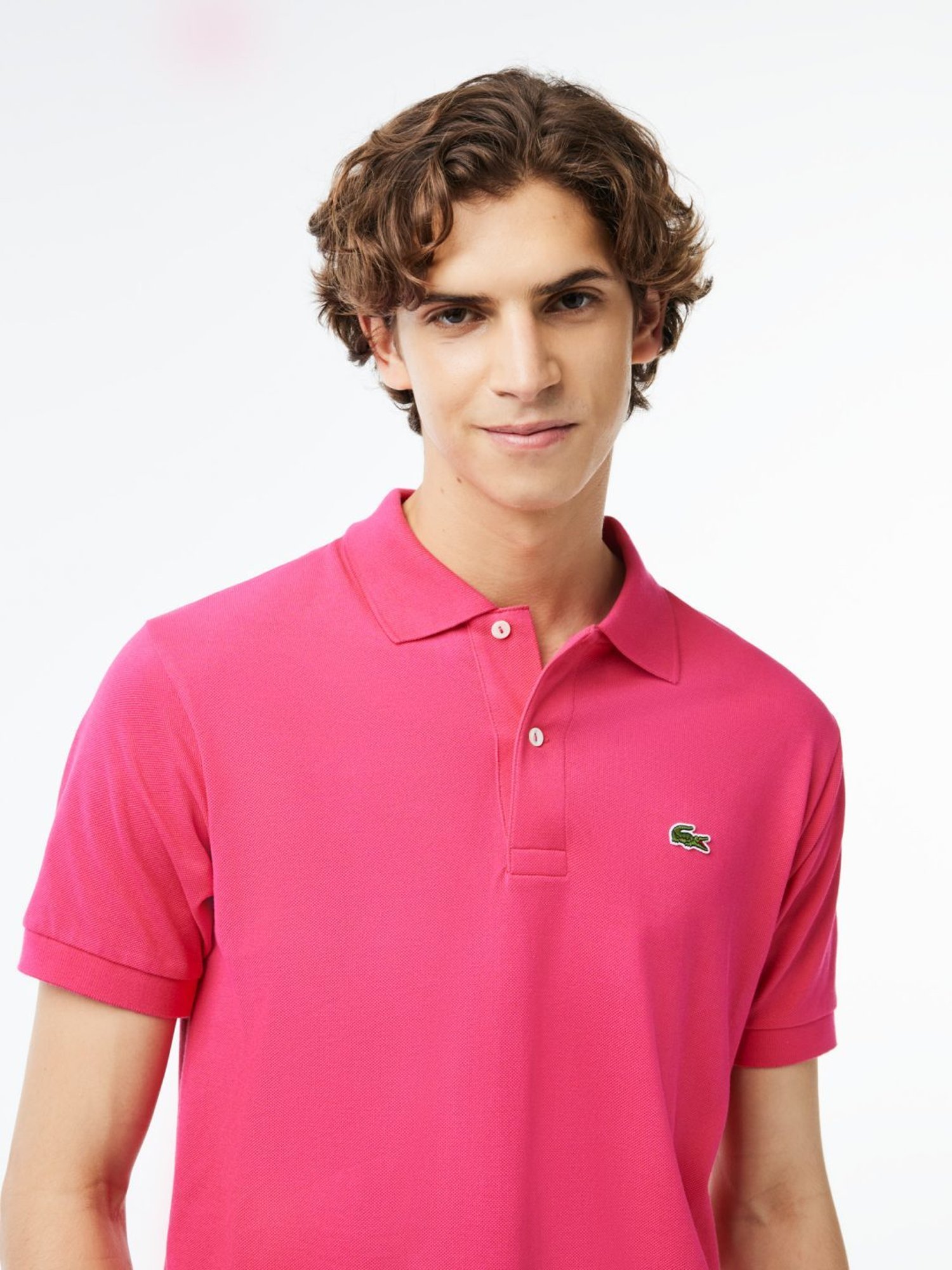 Lacoste Pink Cotton Classic Fit Polo T-Shirt