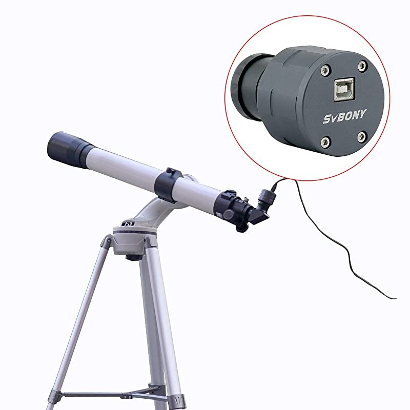 SV305 Telescope Camera CMOS Digital Eyepiece USB 2MP 125 inch Astronomy Camera Dynamic Observation for Telescope Planetary Viewing Photography