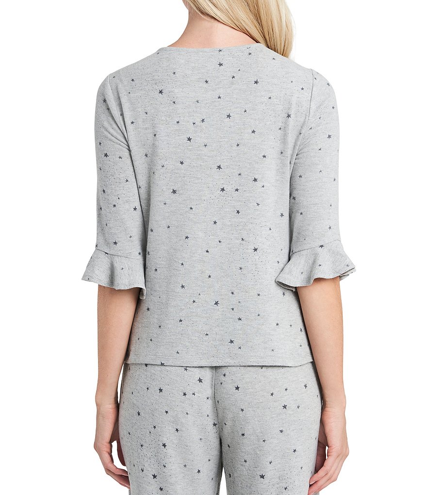 Marc New York Short Sleeve Tie-Dye Jewel Neck Tee