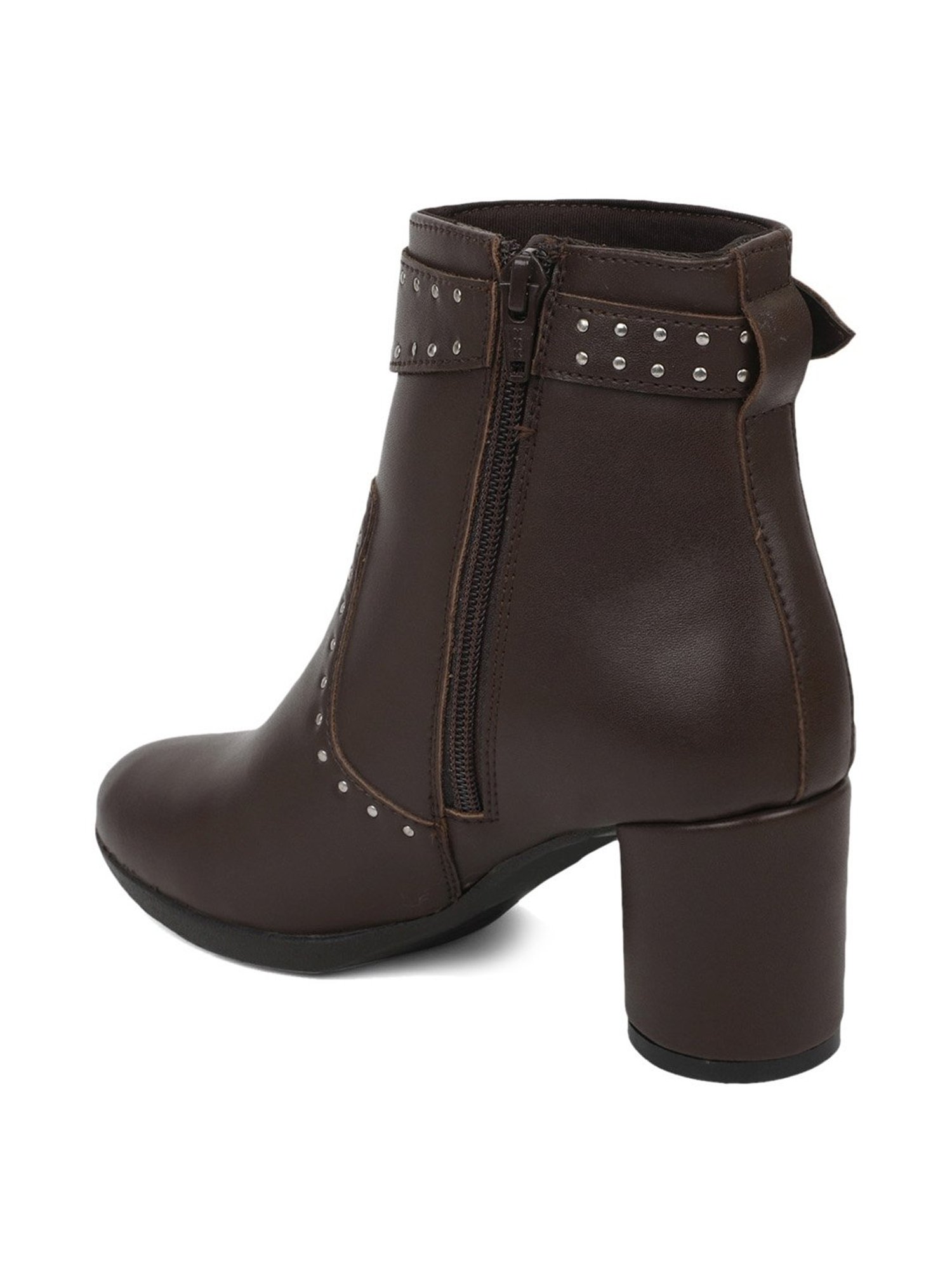 Elle Women's Brown Casual Booties