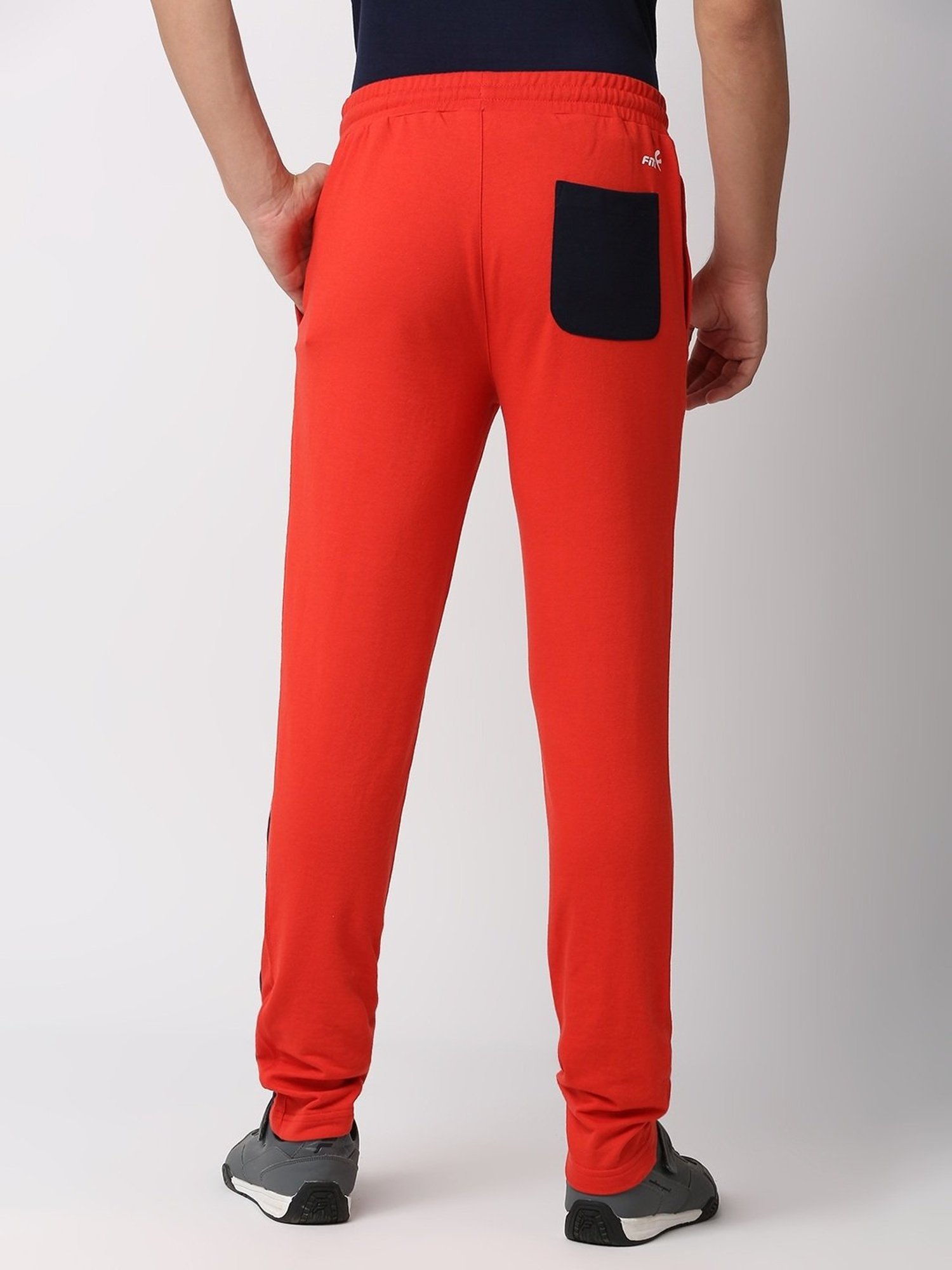 Fitz Red Clay Slim Fit Striped Trackpants