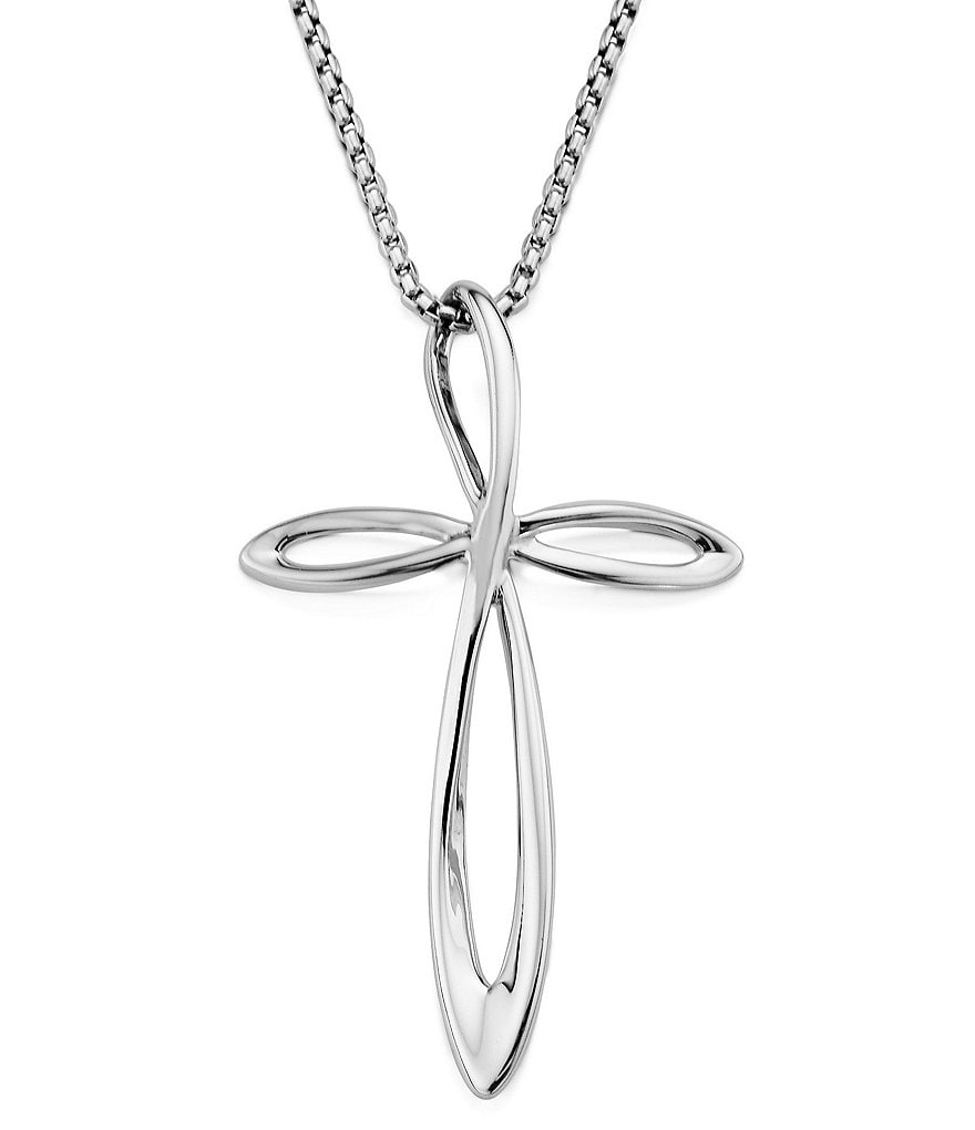 Nambe Sterling Silver Cross Necklace