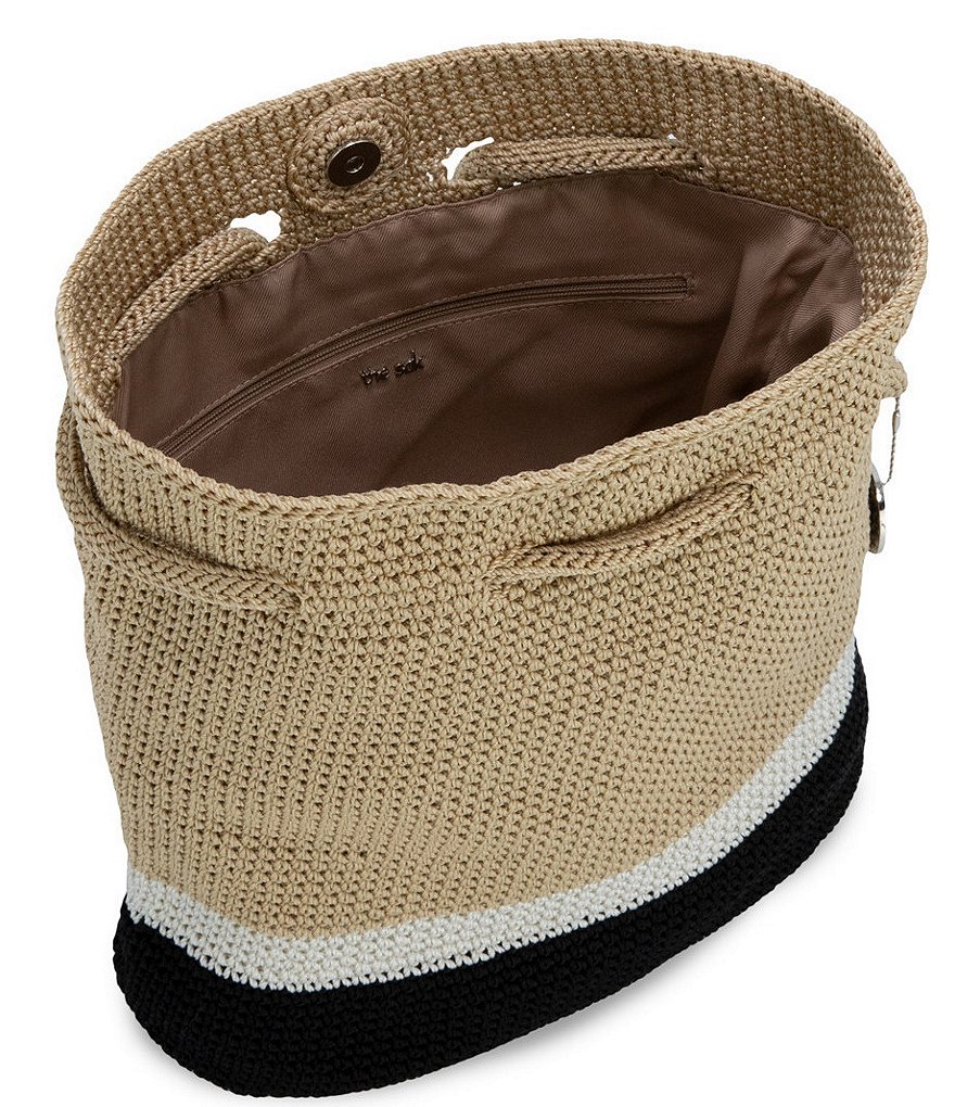 The Sak Kali Crochet Drawstring Backpack