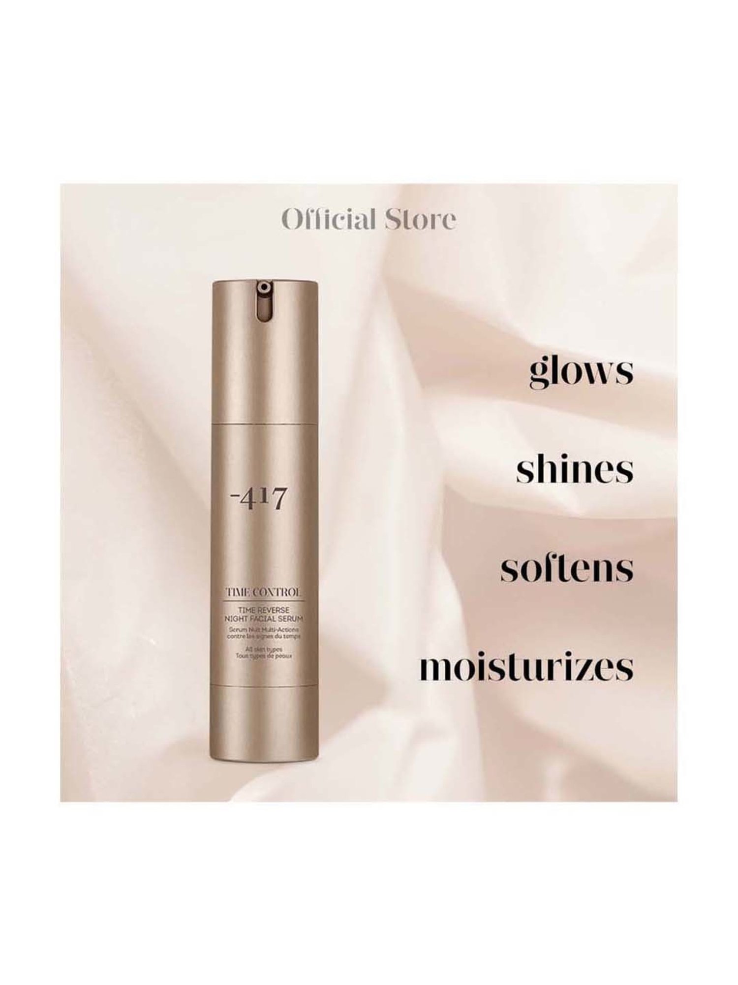 Minus 417 Time Control Time Reverse Night Facial Serum 50 ml