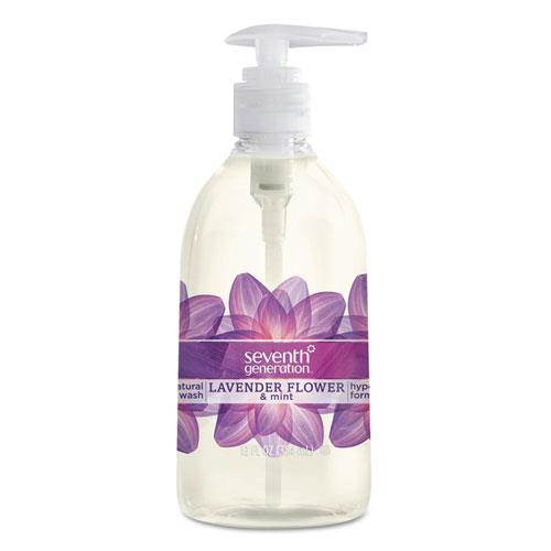 Seventh Generation 22926 Natural Purifying Hand Wash, Lavender, 12oz Pump Bottle, 1 Each