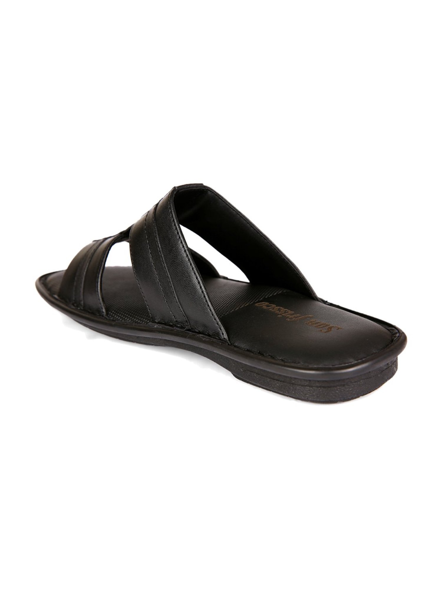 San Frissco Black Casual Sandals