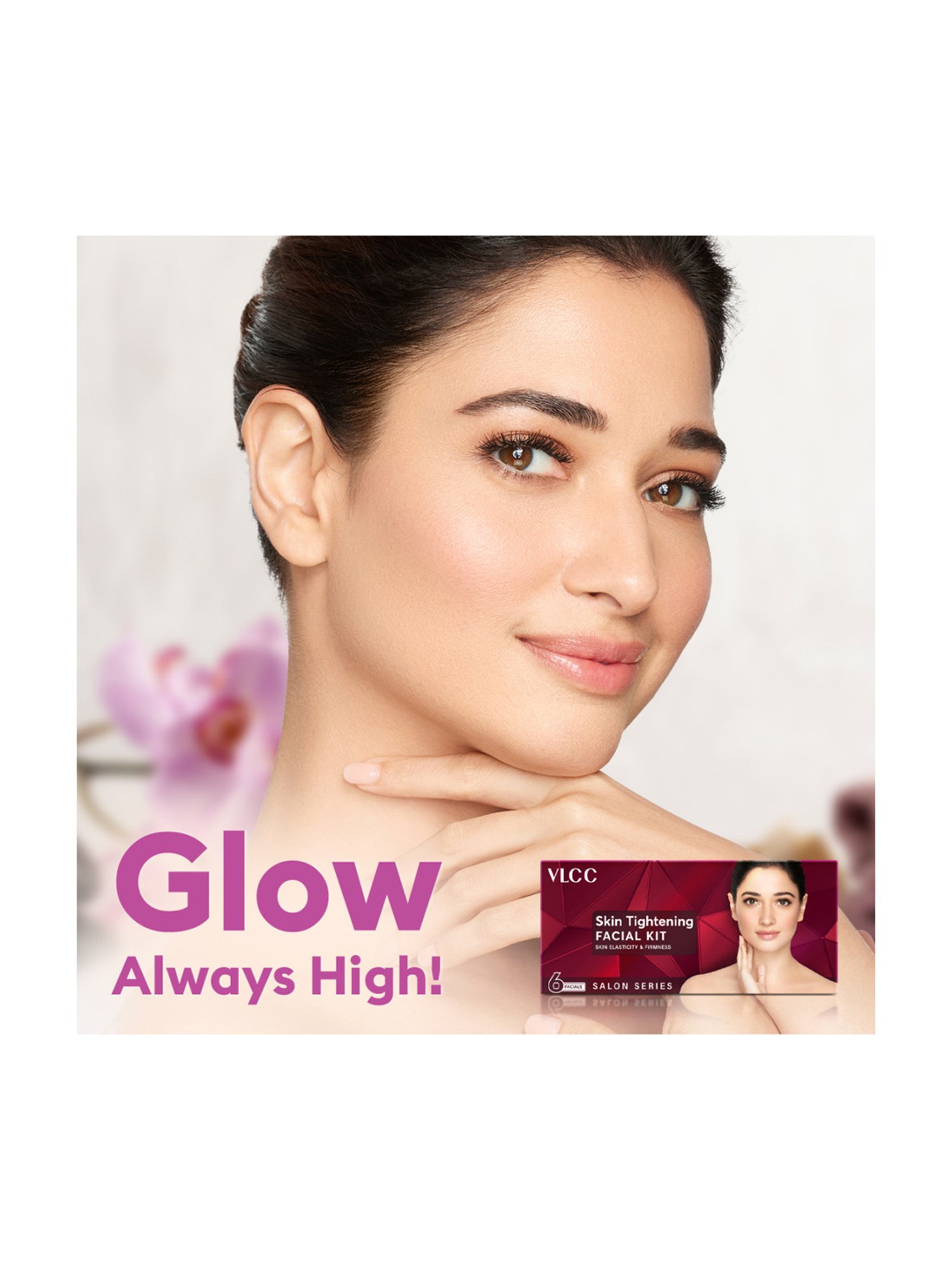 VLCC Skin Tightening Facial Kit (6 Facials) - 240 gm + 12 ml