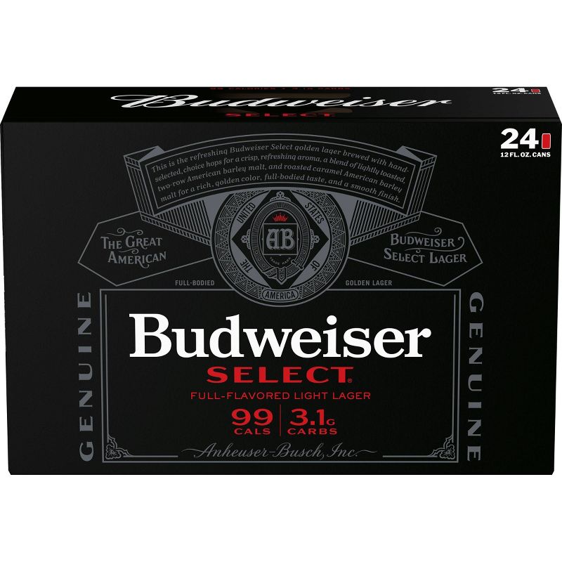 Budweiser Select Beer - 24pk/12 fl oz Cans