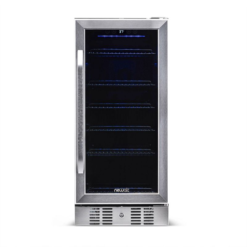 NewAir 96 Can Beverage Cooler - Stainless Steel ABR-960