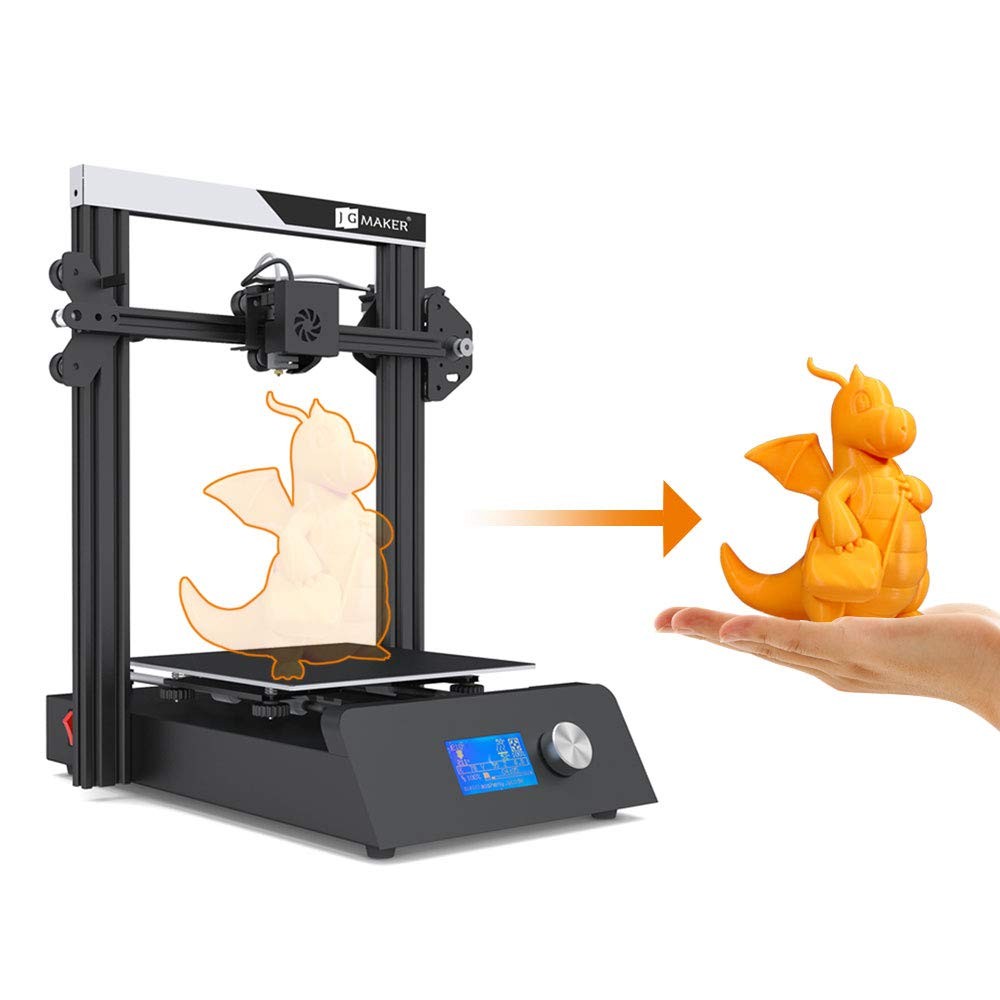 2020 New X5SA Pro 3D Printer High Precision Large Build Size Double Axis External Guide Rail and Titan Extruder, TRONXY 3D Printer