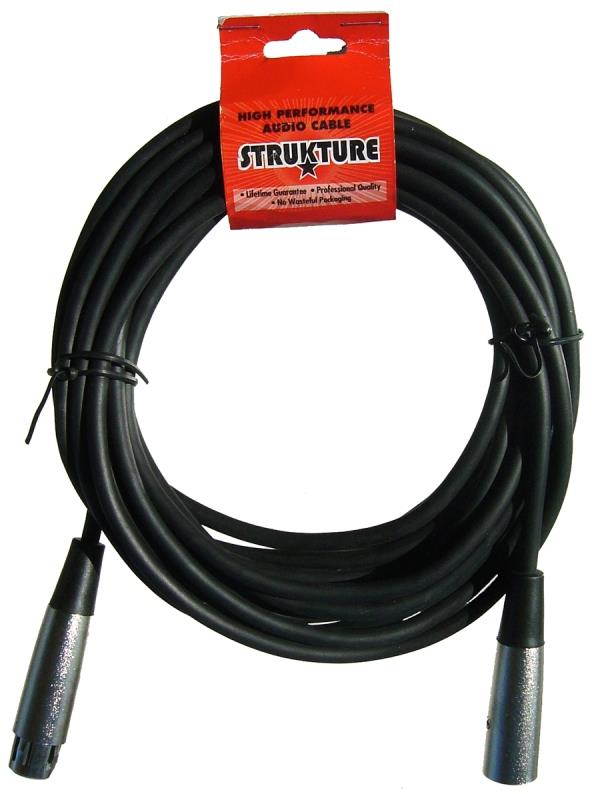 Strukture XLR 20 Ft. Microphone Cable, Lot of 4, SMC20