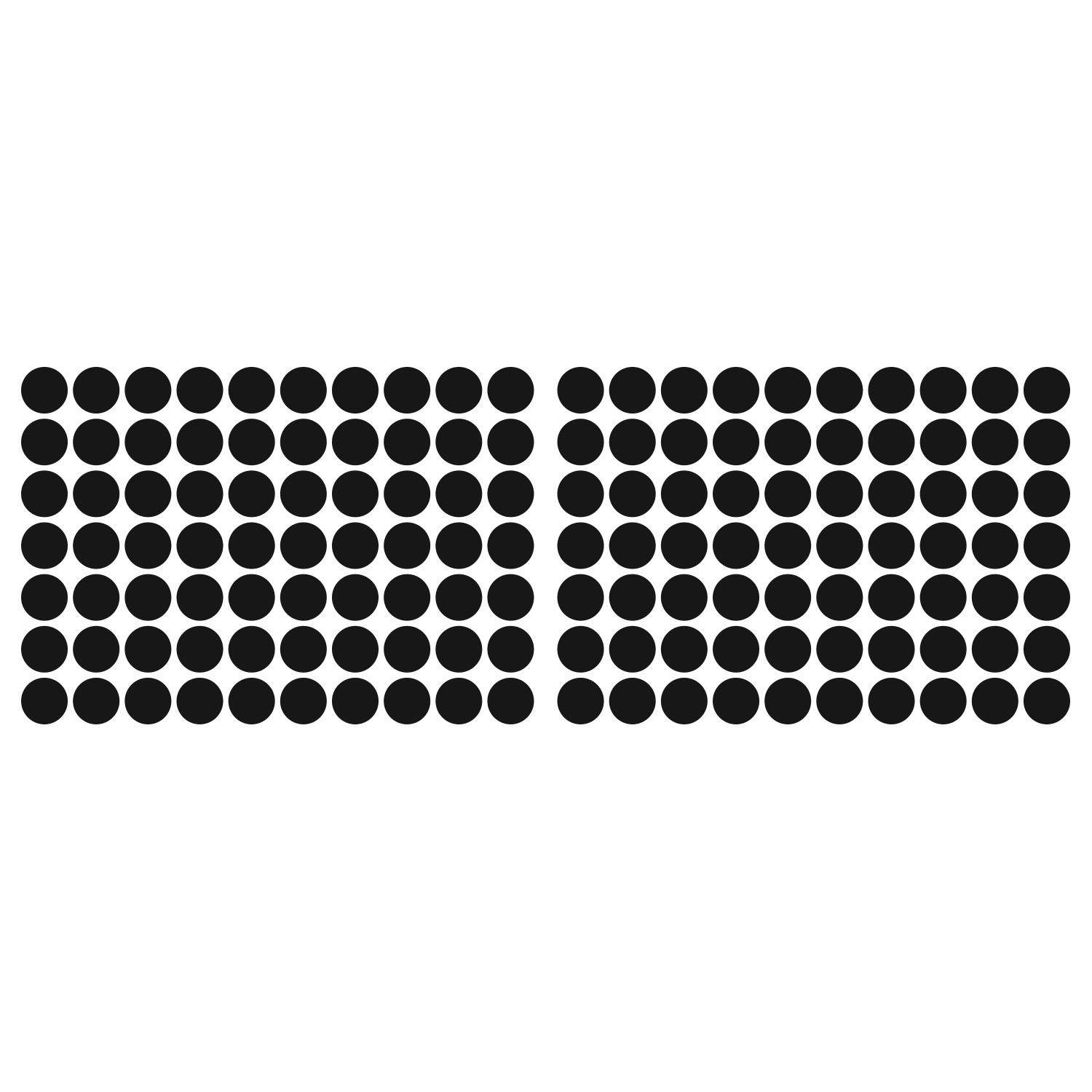 LiteMark 2 Inch Orange Dot Decals - Pack of 80