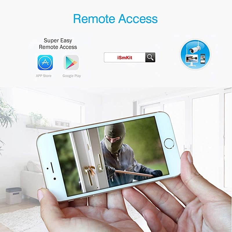 Audio Recording?  1080P Full HD Outdoor Security Camera System Wireless,8CH NVR Kit with 1TB HDD and 6PCS 2.0MP Outdoor Indoor Bullet IP Cameras with PIR Sensor,Auto-Pair,Plug and Play