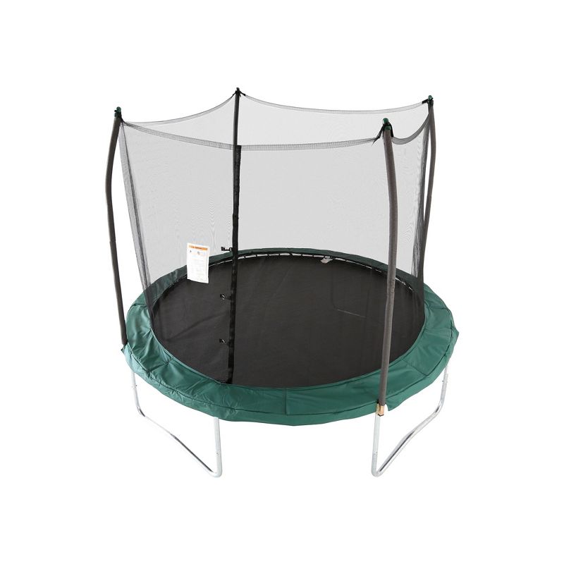 Skywalker Trampolines SWTC100G 10-Inch Round Trampoline with Enclosure, Green