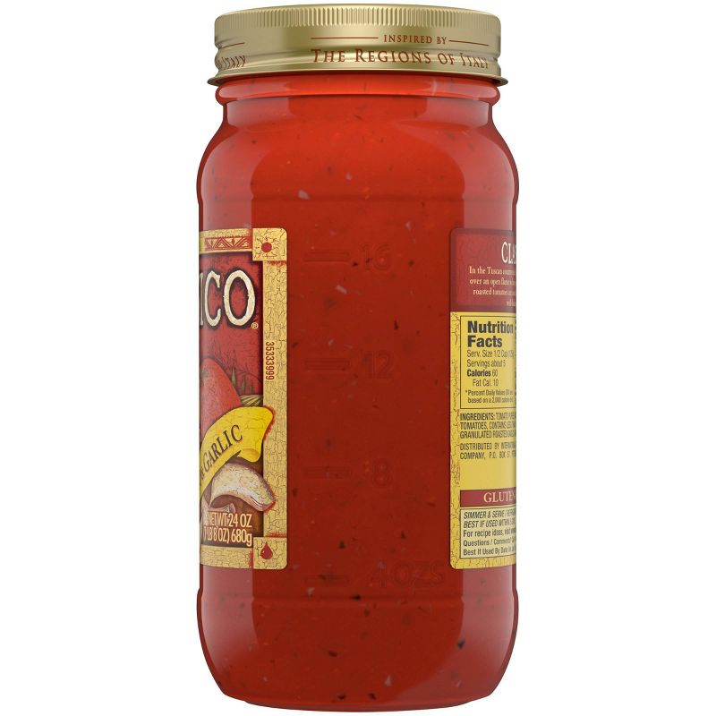 Classico Fire Roasted Tomato & Garlic Pasta Sauce - 24oz