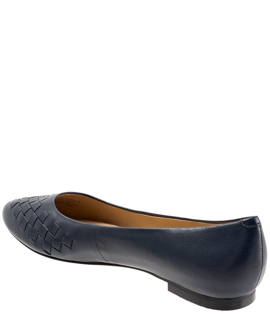 Trotters Estee Woven Leather Flats