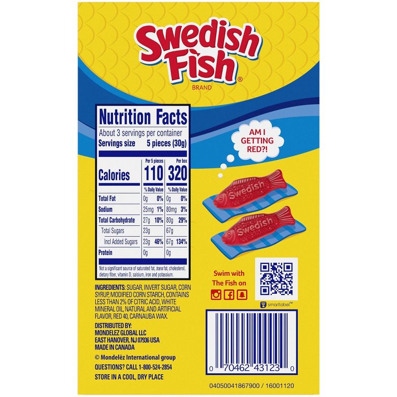 Swedish Fish Soft & Chewy Candy - 3.1oz