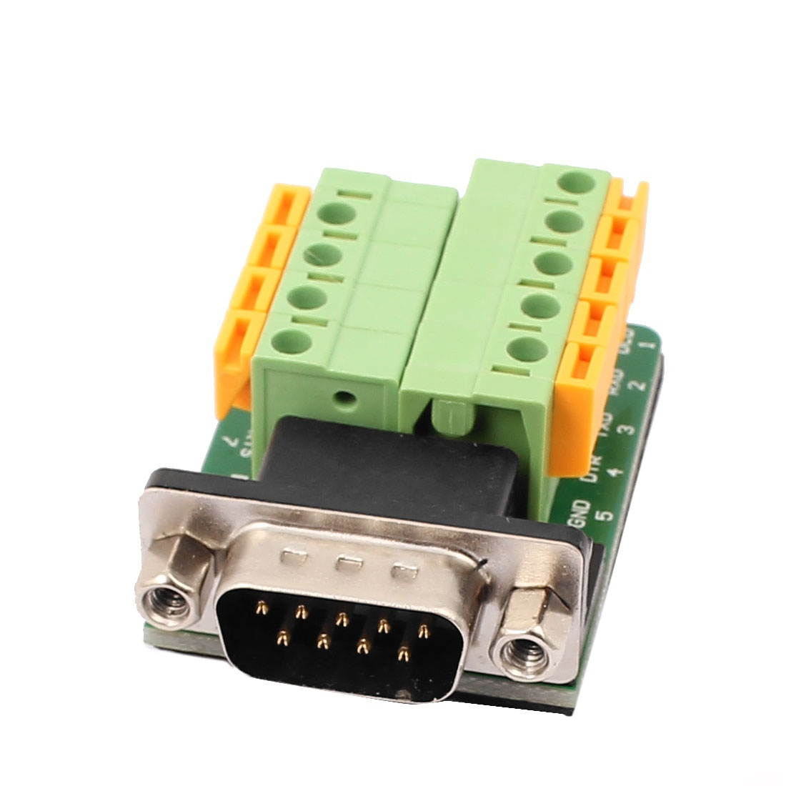 DB9-M6-G6 Serial Male Adapter Plate 9 Positions Terminal Connector Signal Module