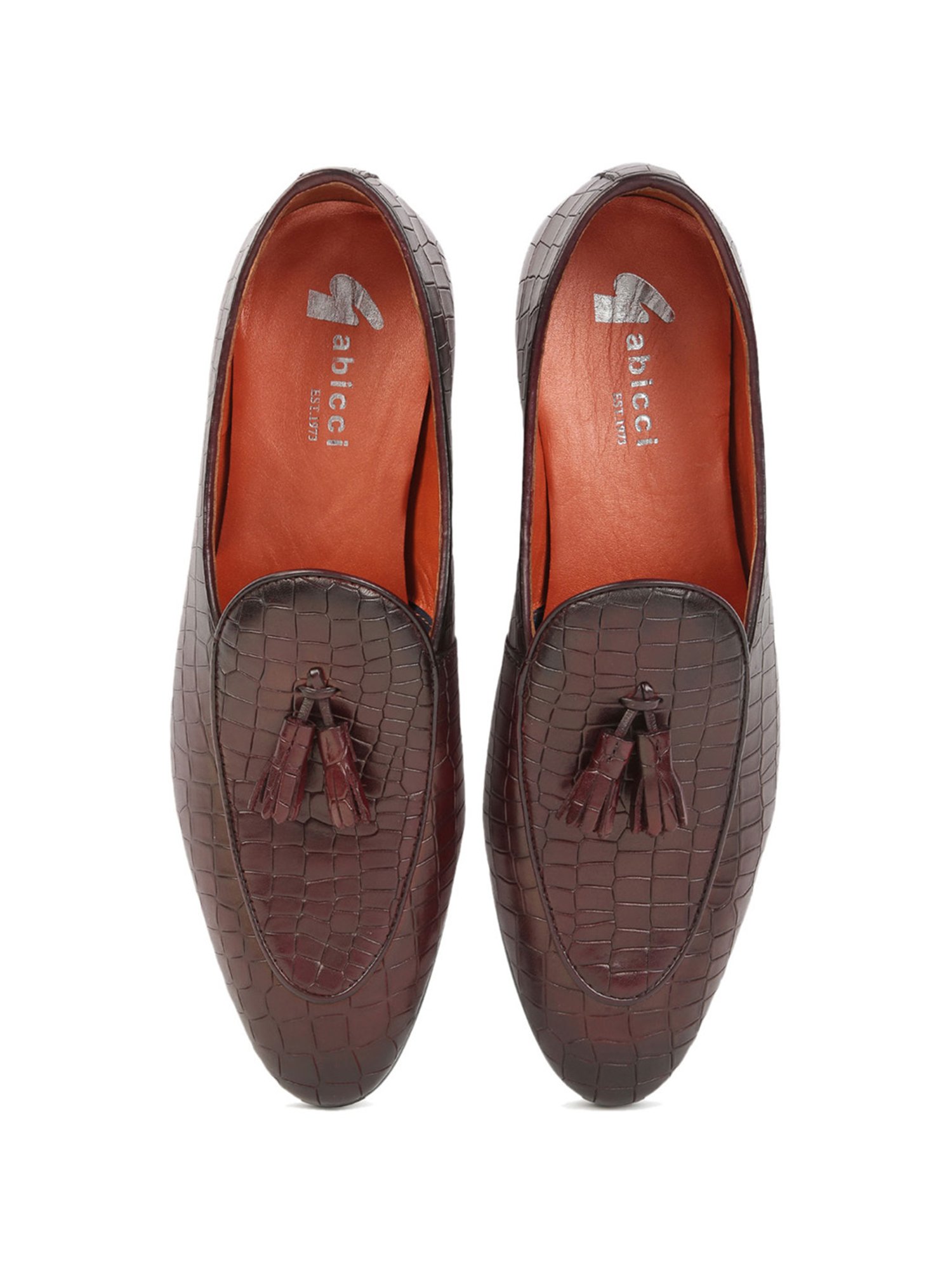 Gabicci Men's Oakland Burgundy Mocassins