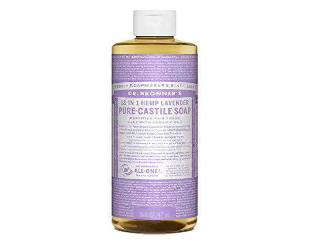 Dr. Bronner's Fair Trade & Organic Castile Liquid Soap - (Lavender, 16 oz)