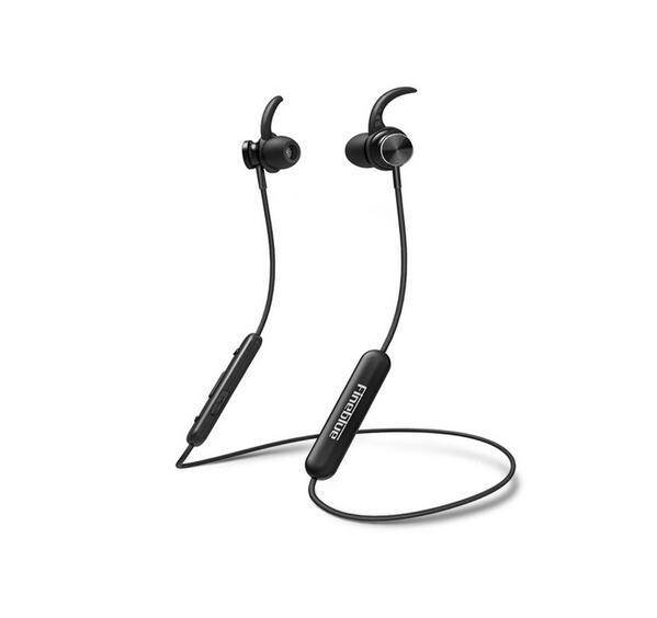 FineBlue Mate 10 magnetic wireless bluetooth headset neckband sport headphone stereo bass earphone for iphone XR HUAWEI P20 UM (Black)